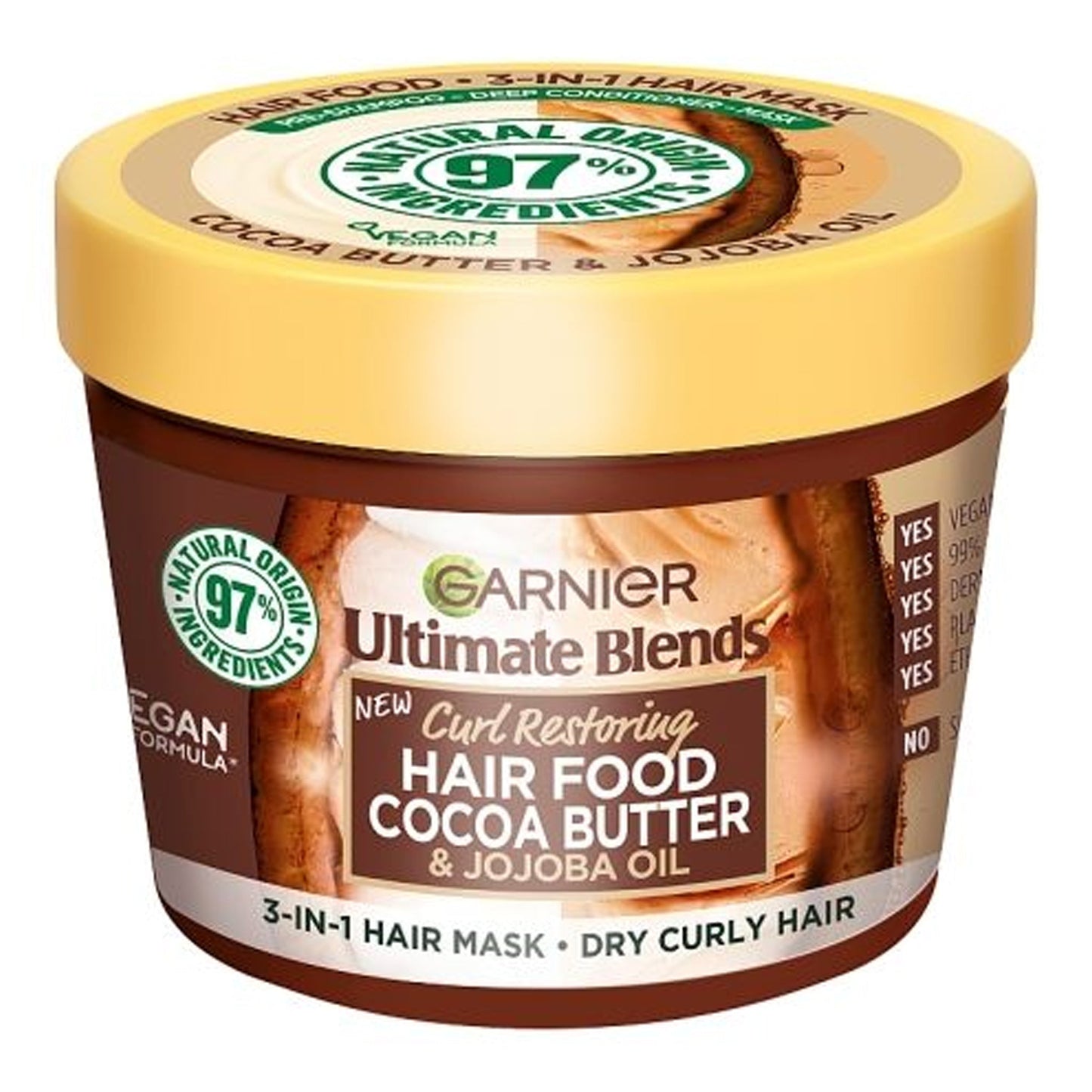 Garnier Ultimate Blends Curl Restoring Hair Food Cocoa Butter & Jojo