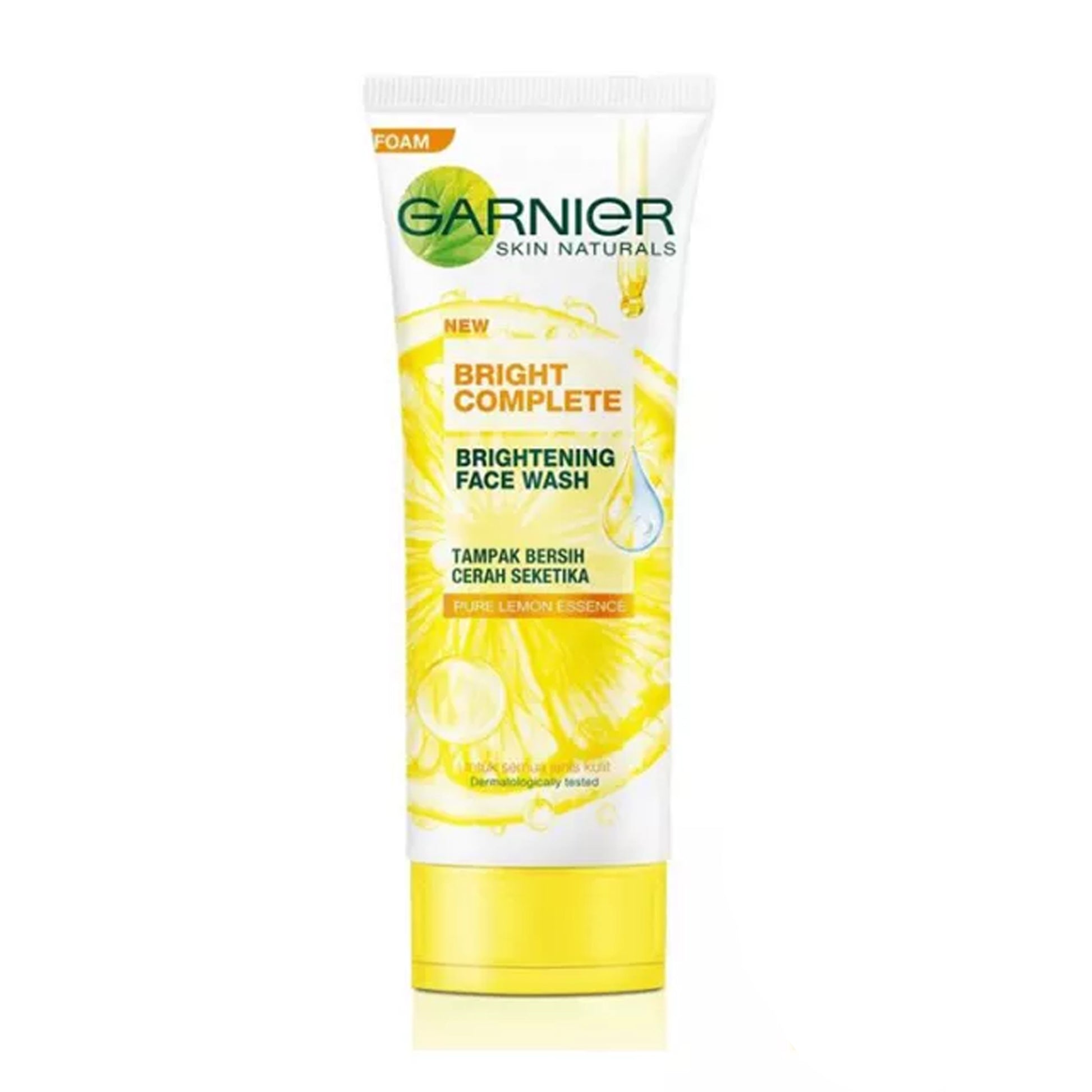 GARNIER SKIN NATURALS BRIGHT COMPLETE BRIGHTENING FACE WASH 100ML